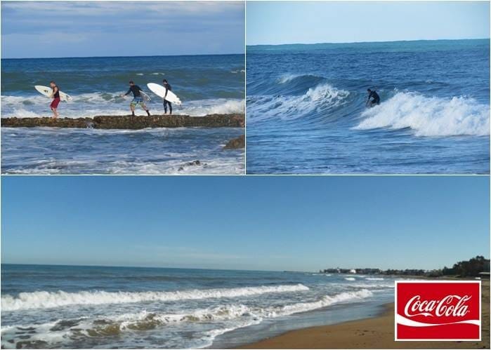 Rodaje de un anuncio de Coca Cola en Dénia