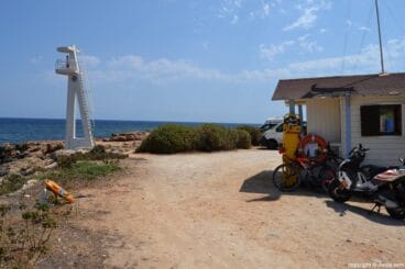 Torre de Vigilancia en la playa de El Trampolí