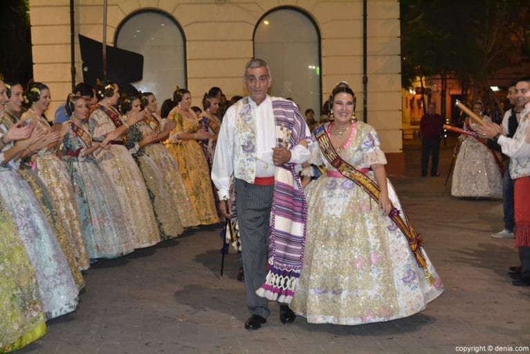 Presentación Darrere del Castell 2016 - Llegada de la comisión