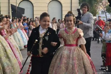 Presentación infantil falla Diana 2016 – Llegada de la comisión