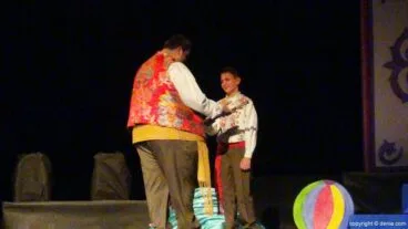 Presentación infantil Les Roques – Entrega del bastón de presidente