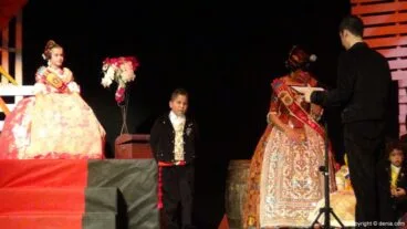 Presentación infantil falla Diana 2016 – Exaltación de Gisela Pellicer