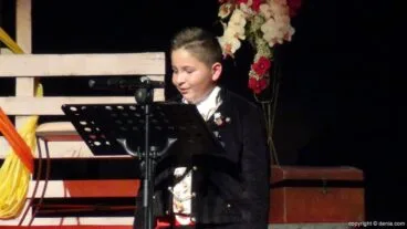 Presentación infantil falla Diana 2016 – Palabras de Manu