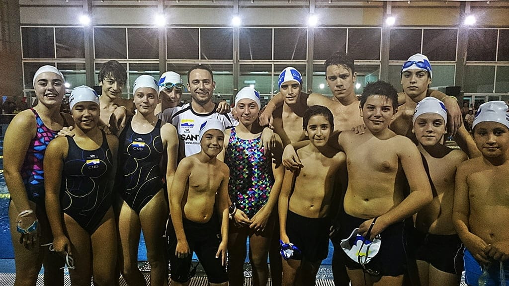 CN Dénia alevines, infantiles y cadetes en Pego
