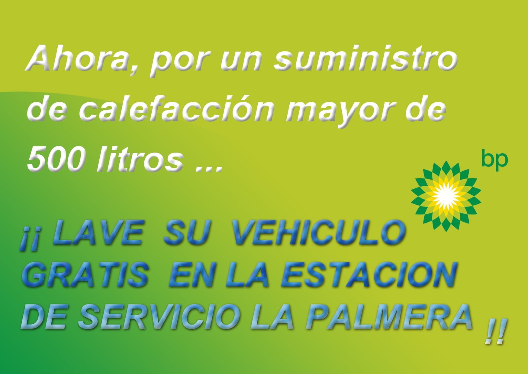 Calefaccion lavado Gratis BP Reverso