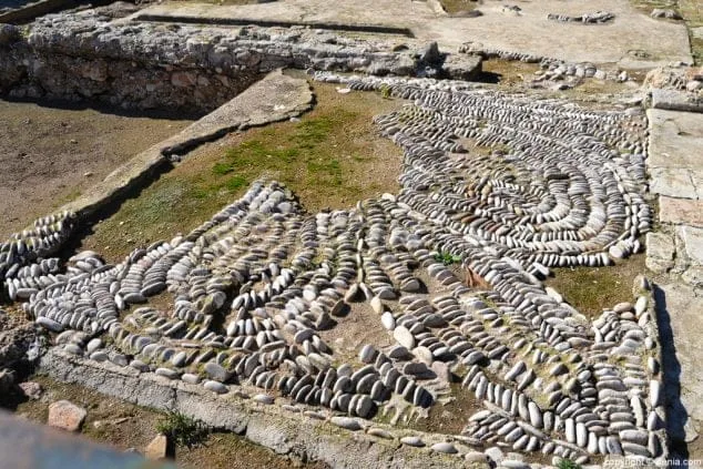 Mosaïque du château de Dénia Palau