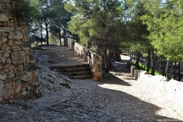 Route du château de Dénia