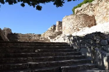 Castillo de Dénia – escalera del Palau
