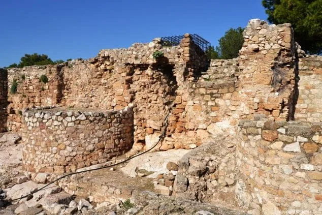Château de Dénia, vestiges des Palaos