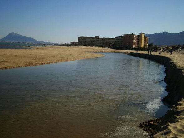Desembocadura del río Molinell
