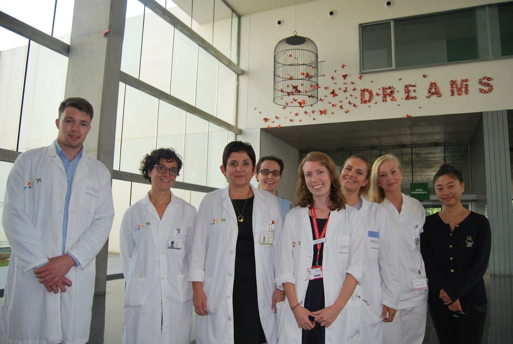 Estudiantes Erasmus en el Hospital de Dénia