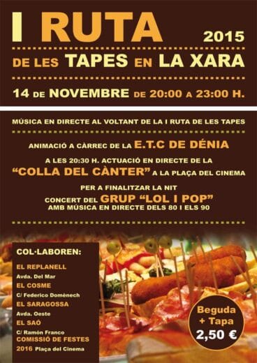 I Ruta de Les Tapes La Xara