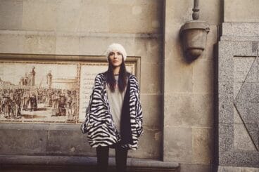 Kimono de la colección otoño invierno de Khemeia