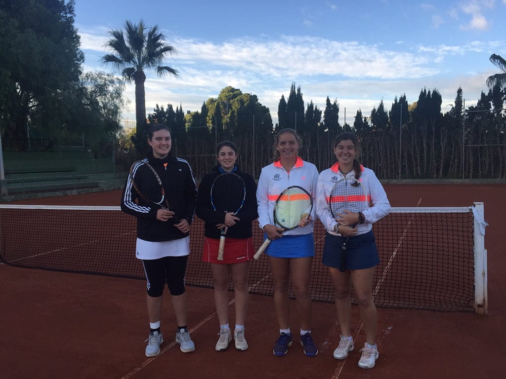Las jugadoras del CT Dénia