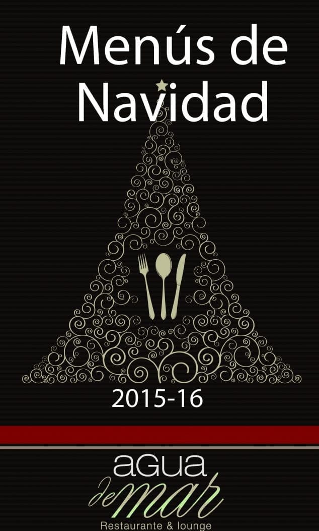 Menús de Navidad Agua de Mar