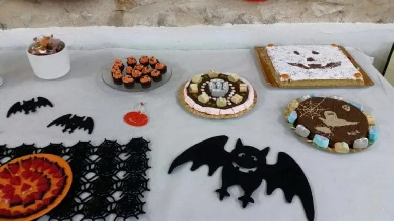 Merienda terrorífica en la falla Saladar