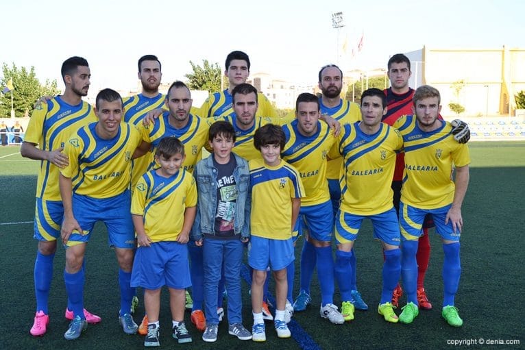 Once del Dénia ante el Oliva