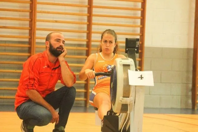 Carlos Mañas del Real Club Náutico Dénia se proclamó campeón autonómico de Remoergonómetro 6 Remera del RCN Dénia en la prueba