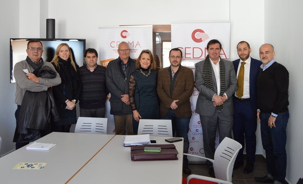Reunión de la candidatura socialista con el CEDMA