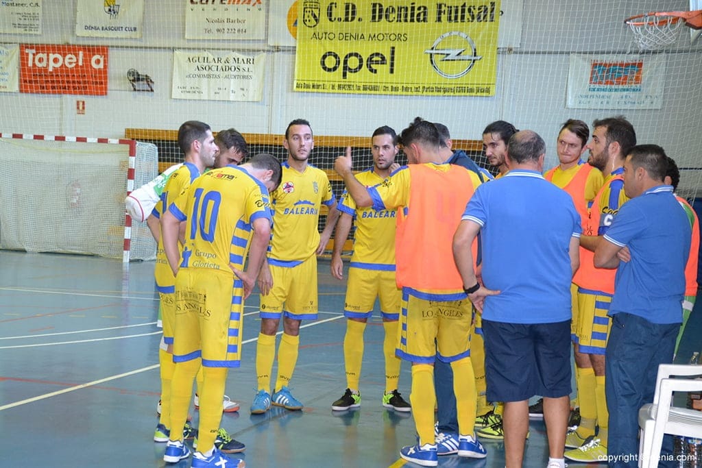 Tiempo muerto del Dénia Futsal