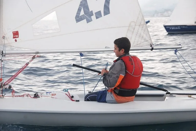 Uno de los regatistas del Trofeo de Otoño