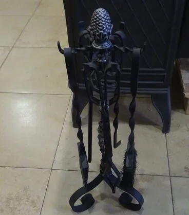 Utensilios para la chimenea