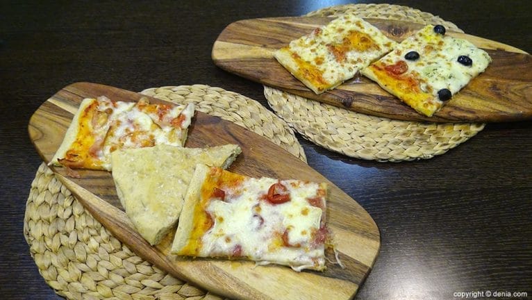 Varias porciones Pizzitalia