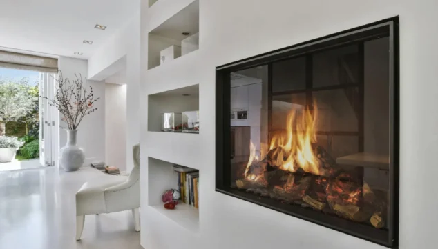 Naymo Calor 6 inserts para chimeneas con diseno moderno y gran rendimiento termico