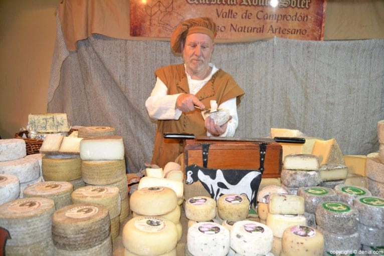 Feria Medieval Dénia - Queso