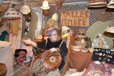 Feria Medieval Dénia – Taller de mimbre