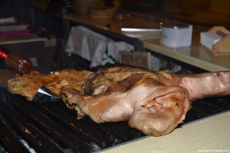 Feria Medieval Dénia - Carne de cerdo