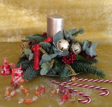 Centro de navidad Floristería Mandarina