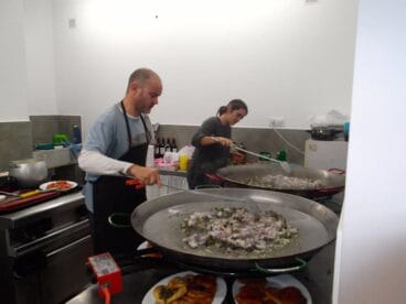 Cocineros en la falla Baix la Mar