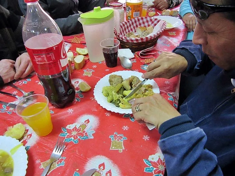 Comida de Navidad para los más necesitados