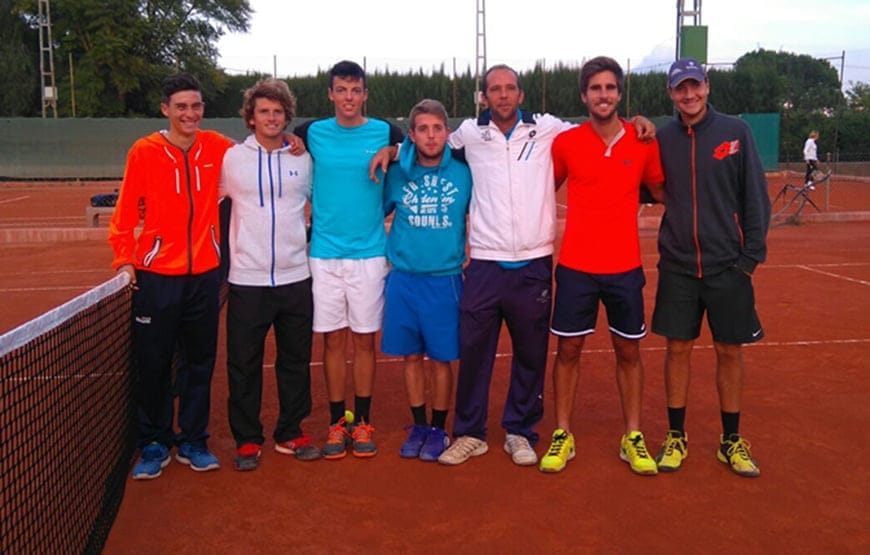 Los equipos absolutos del Club Tenis Dénia asciende a Primera División 1 Equipo masculino del CT Dénia