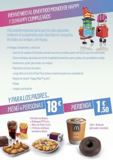 Fiestas en Mcdonald’s