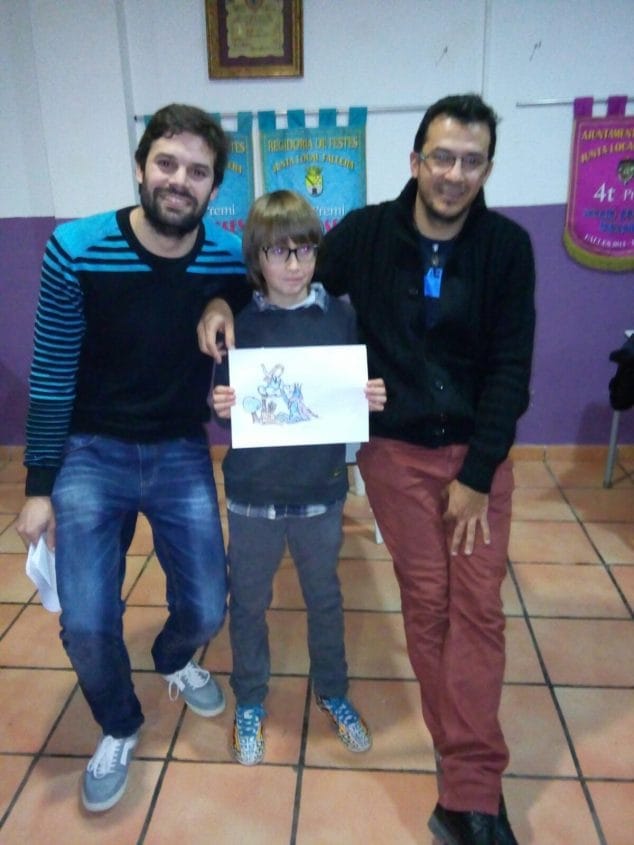 Concurso de dibujo en la Falla Campaments 4 Ganador del concurso de dibujos de la falla Campaments