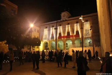 Iluminación ayuntamiento La Nit de la Llum