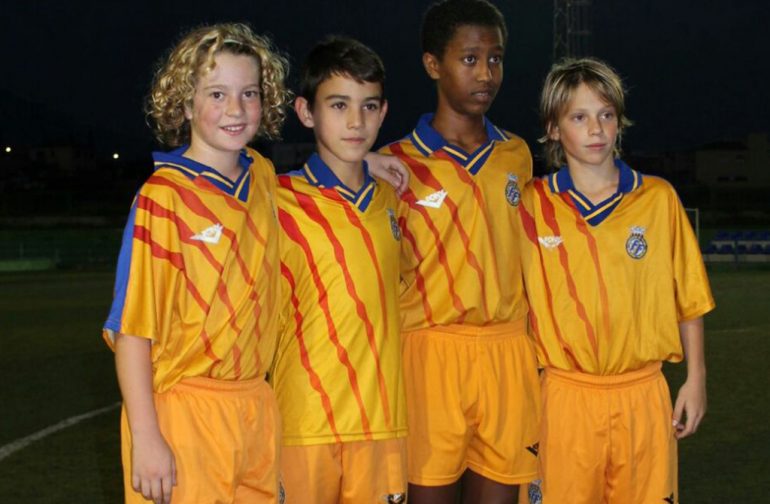 Miralles, Jiménez, Costa y Gilabert con la Selección Valenciana Sub 12