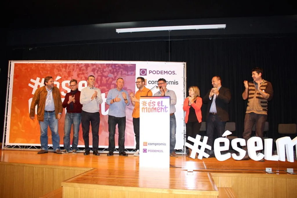 Baldoví defenderá en el Congreso la necesidad del tren Gandía-Dénia 2 Mitin de Compromís-Podem en Dénia