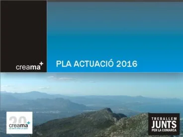 Plan de Actuación 2016 Creama