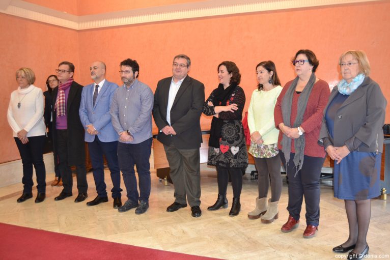 Concejales del Ayuntamiento en la visita de Ximo Puig