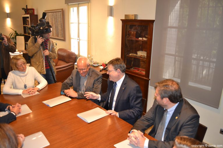 Reunión con el president de la Generalitat