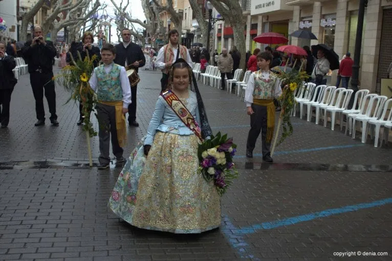 Ofrenda Flores Fallas Dénia 2015 - Falla Oeste