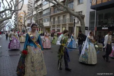 Ofrenda Flores Fallas Dénia 2015 – Falla Oeste