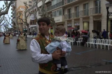 Ofrenda Flores Fallas Dénia 2015 – Falla Oeste