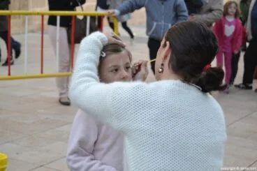 Visita de los Carteros Reales Dénia – Maquillaje fantasía