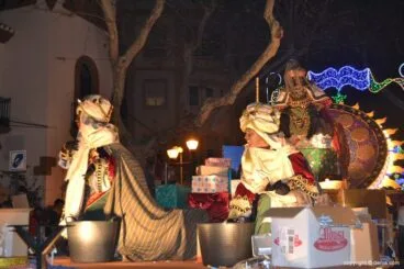Cabalgata Reyes Magos 2015 – Carroza de Baltasar