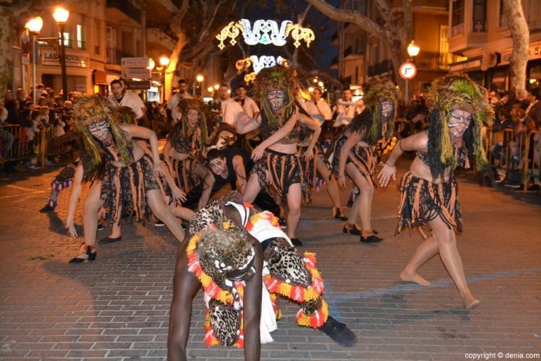 Cabalgata Dénia 2016 - Ballet africano