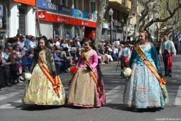 Ofrenda de flores Fallas de Dénia 2014 – Oeste